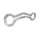 Aluminium testicle pillory with handcuffs & lock