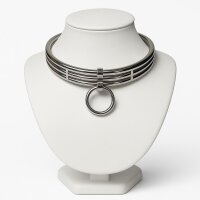 Massives Edelstahl Halsband Einzelst&uuml;ck Innen...