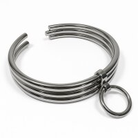 Massives Edelstahl Halsband Einzelst&uuml;ck Innen...