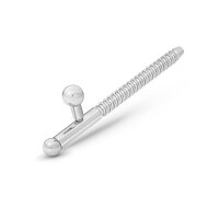 Dilator / Prinzenzepter mit Rillen, Prince Albert Piercing Ø 8 mm