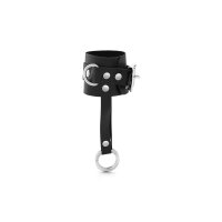 Penis stretcher testicle weight cock ring with cuff