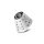 Oval CBT ball stretcher with 38 spikes, stainless steel, Ø 44 mm