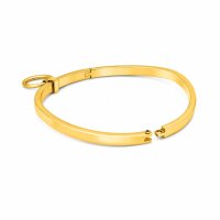 Ergonomisches BDSM Halsband 24 Karat vergoldet Innen Ø 130 mm