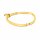 Ergonomisches BDSM Halsband 24 Karat vergoldet Innen Ø 130 mm