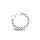 Horseshoe-shaped stainless steel glans ring, inner diameter 34 mm