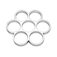 Shibari Revolver Ring aus Edelstahl