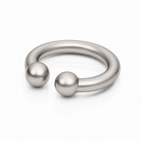 Horseshoe-shaped titanium cock ring &ndash; sturdy and...
