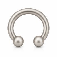 Horseshoe-shaped titanium cock ring – sturdy and hypoallergenic