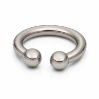 Horseshoe-shaped titanium cock ring – sturdy and hypoallergenic