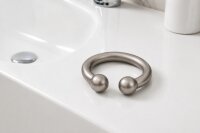 Horseshoe-shaped titanium cock ring – sturdy and hypoallergenic