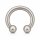 Horseshoe-shaped titanium cock ring – sturdy and hypoallergenic
