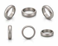 Eichelring Donat aus Titan – Handgefertigt, hautfreundlich & langlebig