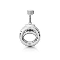 Cockring mit Hodenpresse Edelstahl Innen Ø 35 mm