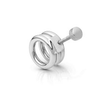 Cockring mit Hodenpresse Edelstahl Innen &Oslash; 35 mm