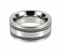 Massiver Cockring aus Edelstahl – Muster