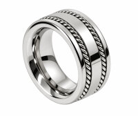 Massiver Cockring aus Edelstahl &ndash; Muster
