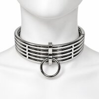 Elegantes Halskorsett aus massivem Edelstahl Innen...