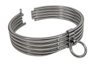 Elegantes Halskorsett aus massivem Edelstahl Innen Ø 130 mm