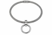 Edelstahl-Halsband mit abnehmbarem O-Ring Innen Ø 110 mm