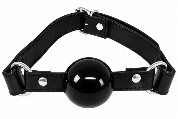 Mouth Gag Mundknebel mit Gummiball Ø 45 mm