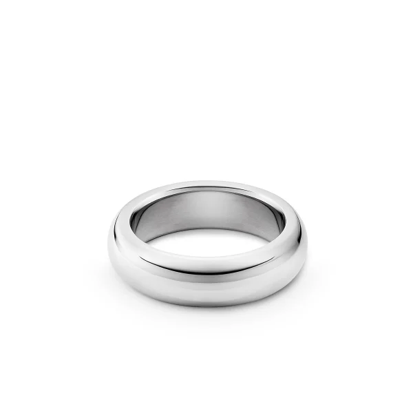 Rounded stainless steel cockring, Ø 35 to 55 mm