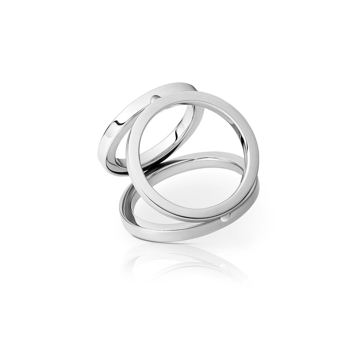 Besonderer Triple Cockring, aus glänzendem...