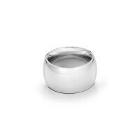 Extra wide glans ring made of medical stainless steel, with a shiny look