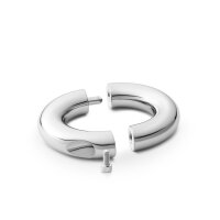 Divisible donut glans ring made of medical stainless steel, with a shiny look