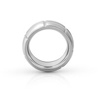 Dominant glans ring made of medical stainless steel, with...