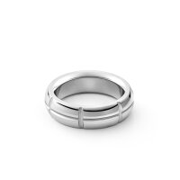 Dominant glans ring made of medical stainless steel, with a shiny look