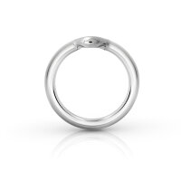 Ergonomic glans ring made of stainless steel, in an...