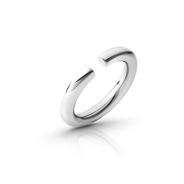 Elegant glans ring made of stainless steel, with opening