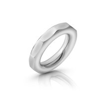 Angular glans ring made of medical stainless steel, matt...