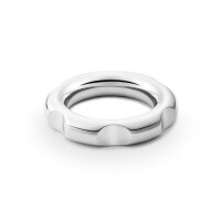 Glans ring with design, made of medical stainless steel, shiny
