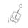 Testicle press testicle clamp with 5 spikes