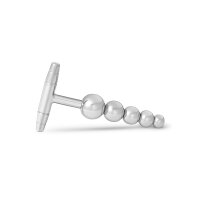 Butt plug with 5 anal beads and handle