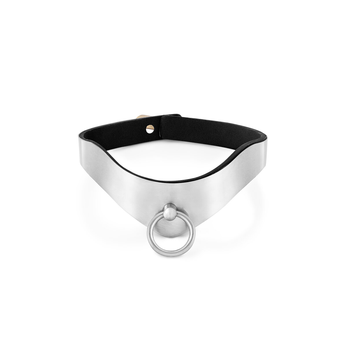 Stainless Steel BDSM Collar with O-Ring - Mens-Shop24.de