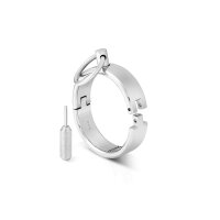 Round handcuffs handcuffs with o-ring stainless steel polished