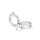 Round handcuffs handcuffs with o-ring stainless steel polished