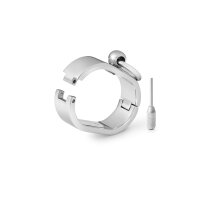 Oval stainless steel handcuffs handcuffs with o-ring
