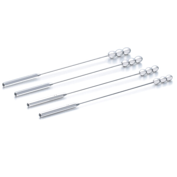 Mens-Shop24 Dilatoren Set DS10 – Harnröhren Dilator Penis Plug Bougiestifte Sexspielzeug für Männer – 14-teilig nach Hegar von 4-17 mm