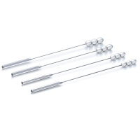 Dilators in a set according to Bakes, wave shape, made of stainless steel, 8-piece, 7 to 14 mm