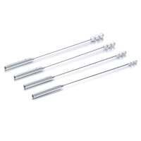 Dilators in a set according to Bakes, wave shape, made of stainless steel, 8-piece, 7 to 14 mm