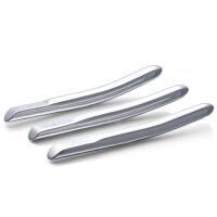 Dilators in a set according to Hegar, made of stainless steel, 8 pieces, 10 to 17 mm