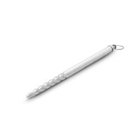 Urethral vibrator made of stainless steel, with balls, 210 mm, Ø 9 to 12.5 mm