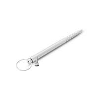 Urethral vibrator made of stainless steel, with balls, 210 mm, Ø 9 to 12.5 mm