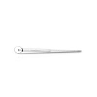 Urethral vibrator made of stainless steel, with grooves,...