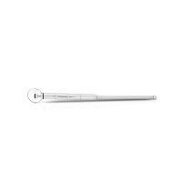 Urethral vibrator made of stainless steel, with ball at the end, 260 mm, in various sizes