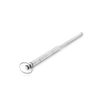 Urethral vibrator made of stainless steel, with ball at the end, 260 mm, in various sizes