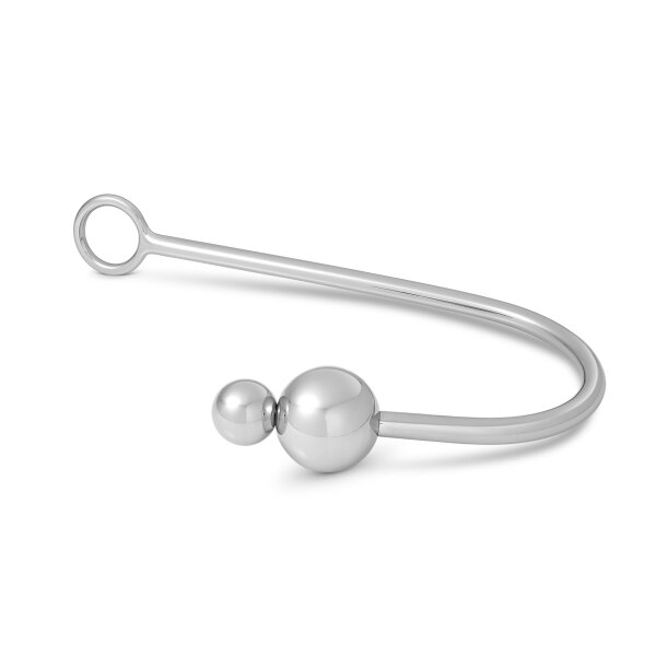 Anal hook with 2 unscrewable balls